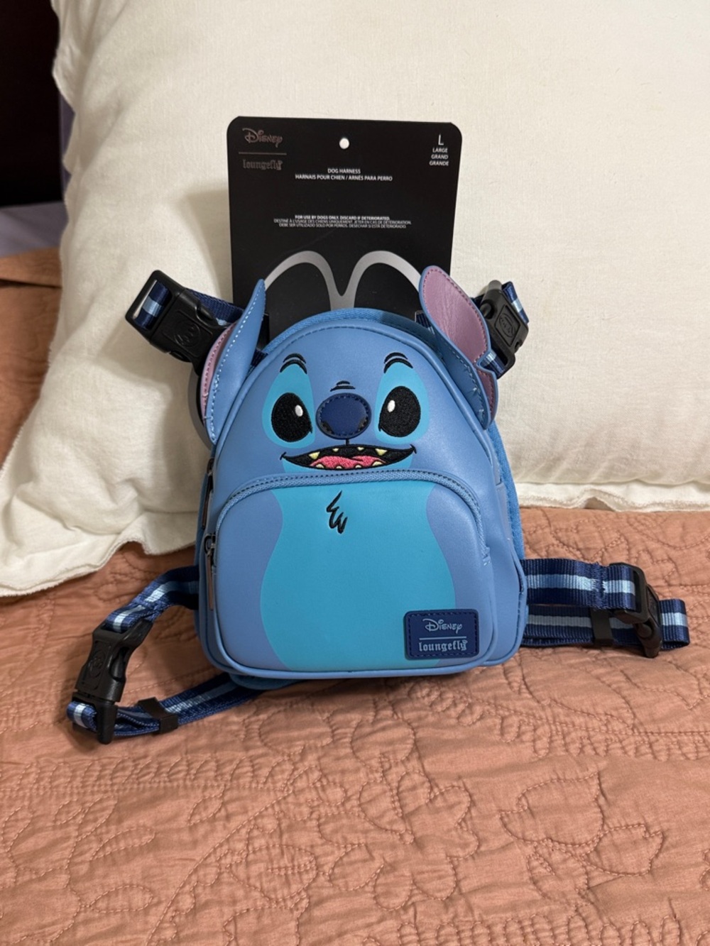 Loungefly Stitch Cosplay Mini Backpack Dog Harness - Picture 7 of 7